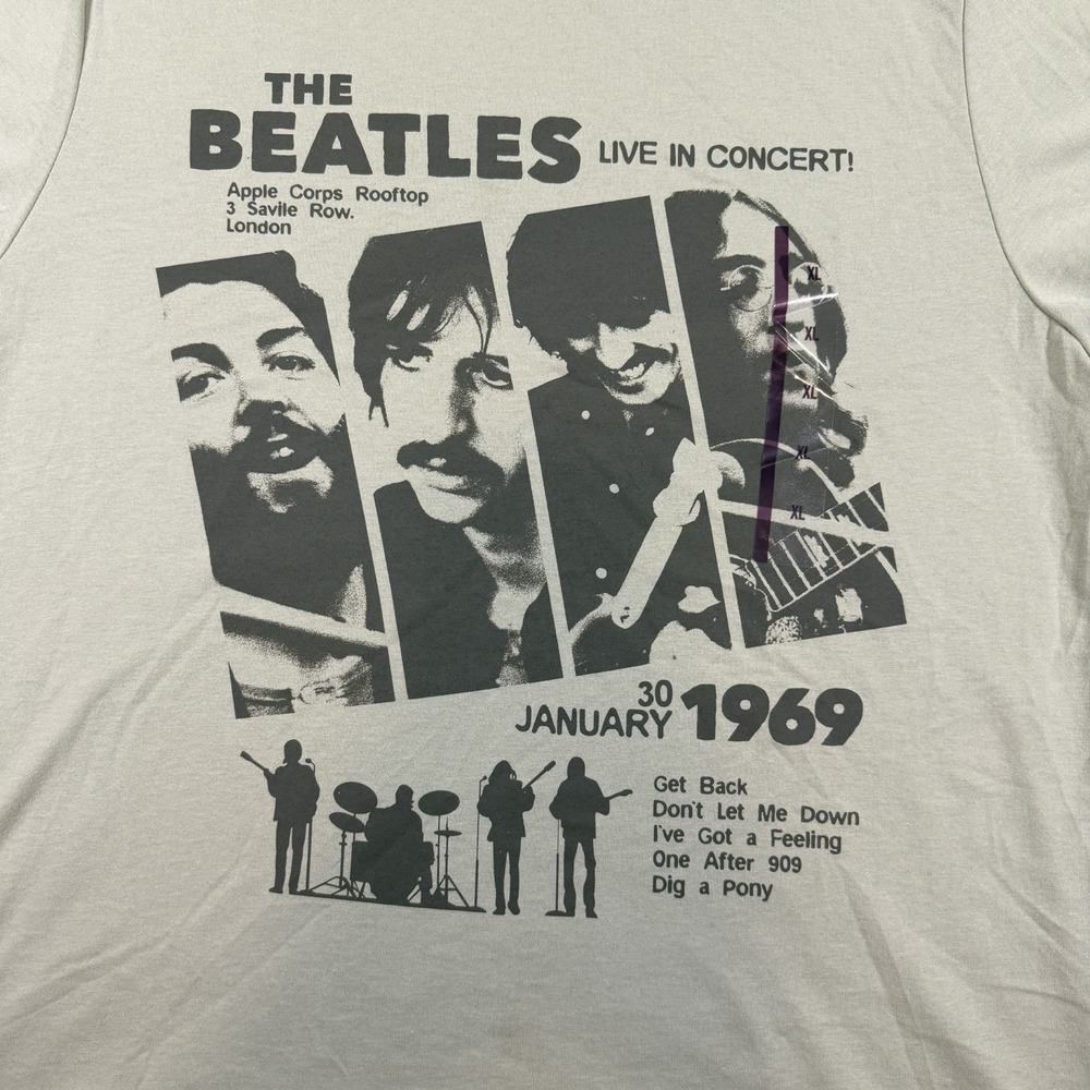 The Beatles Tee Shirt 1969 London Concert XS